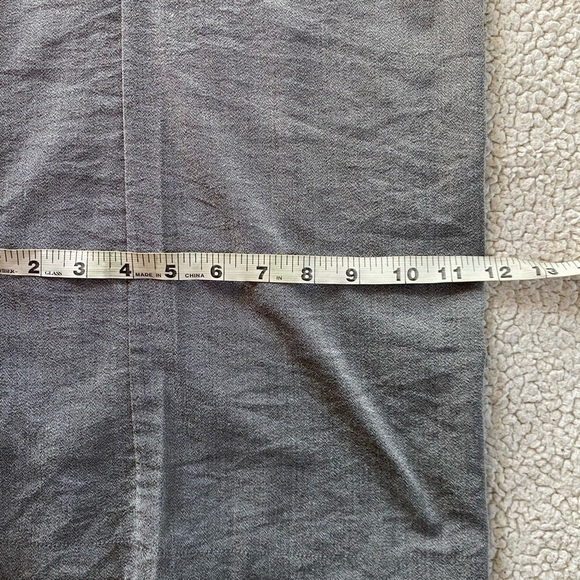 Hem & Thread Pants Jumpsuit Front Buttons Tie Back, Wide Leg Size: Small - Picture 12 of 15